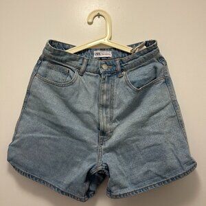 Zara Denim Mom Shorts